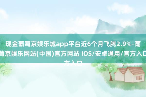 现金葡萄京娱乐城app平台近6个月飞腾2.9%-葡萄京娱乐网站(中国)官方网站 IOS/安卓通用/官方入口