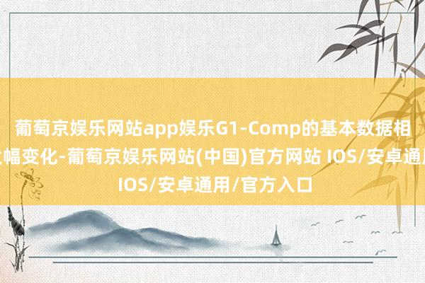 葡萄京娱乐网站app娱乐G1-Comp的基本数据相较G1并无大幅变化-葡萄京娱乐网站(中国)官方网站 IOS/安卓通用/官方入口