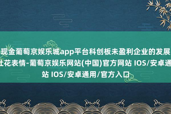 现金葡萄京娱乐城app平台科创板未盈利企业的发展呈现出多点吐花表情-葡萄京娱乐网站(中国)官方网站 IOS/安卓通用/官方入口